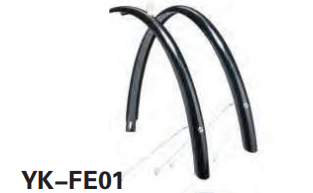 P&aacute;ra-choques dur&aacute;veis ​​pretos YK-FE01